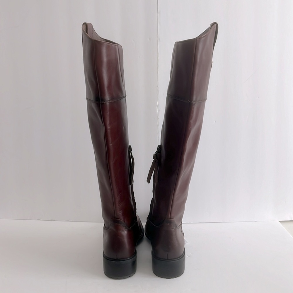 SAM EDELMAN $250 Women Drina Brown Leather Tall Riding Boots Shoes Size 5.5M NWT - Picture 8 of 8